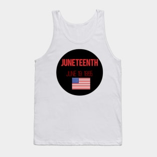 (June Teenth) t-shirt with American flag Tank Top